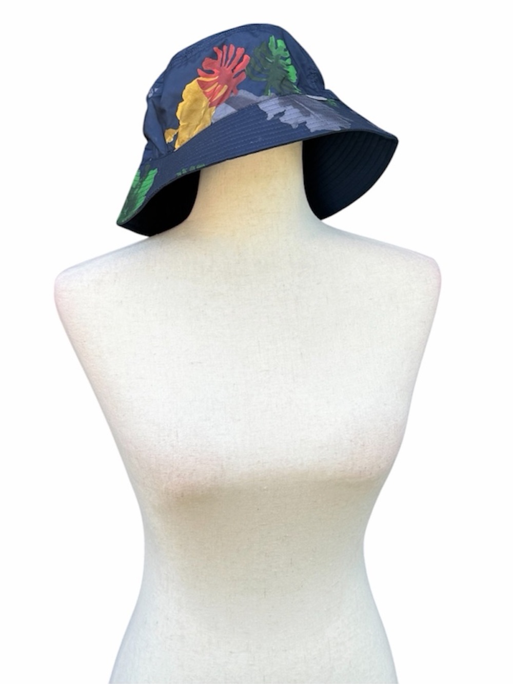 Columbia Reversible Rain Bucket Hat Kids Pixel Grabber Navy Floral Bucket Hat